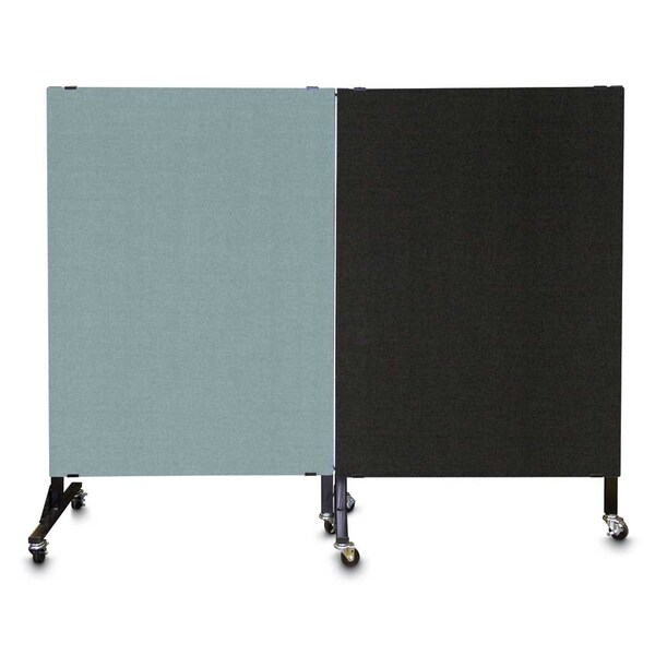 Enclosed Corkboard, 1 Door, 72"x48", 4" Fra